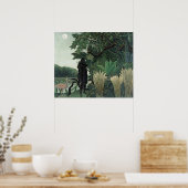 ルーソー絵画スネークシャルマー ポスター (キッチン)