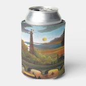 ルーソー・セーヌとエッフェルタワーin the Sunset 缶クーラー (缶正面)