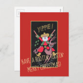 ルーチントティンカウボーイサンタ シーズンポストカード (正面/裏面)