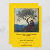 ルーツから永恒の招待(ゴールド) 招待状 (正面/裏面)