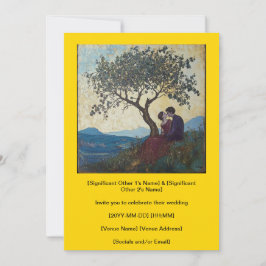 ルーツから永恒の招待（ゴールド） 招待状