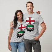 ルーツとクラウン:イングランド-シリアの樹木 Tシャツ (ユニセックス)