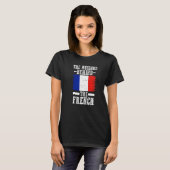 ルーツの後ろのフランスの夫 Tシャツ (正面フル)