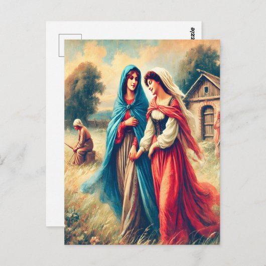 ルーツの忠実な絆が謙虚な旅の中 ポストカード (正面/裏面)