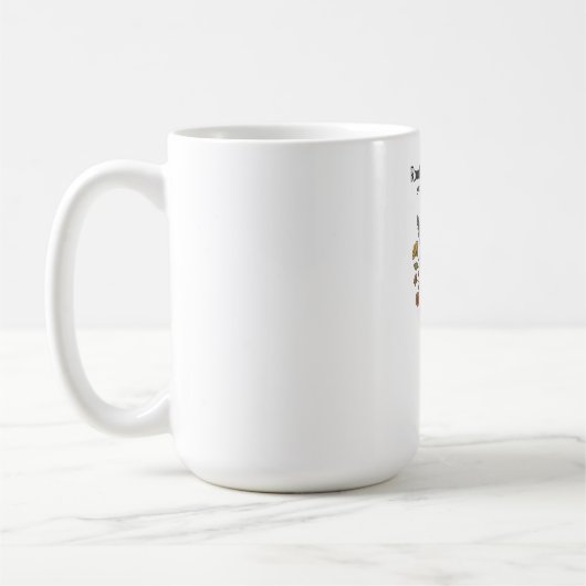 ルーツを張り咲くヴィンテージの野の花デザイン コーヒーマグカップ (左)