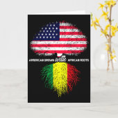 ルーツを忘れるな 黒いルーツ 黒い歴史 カード (黄色い花)