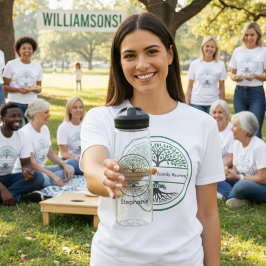 ルーツを祝うファミリーツリー ウォーターボトル