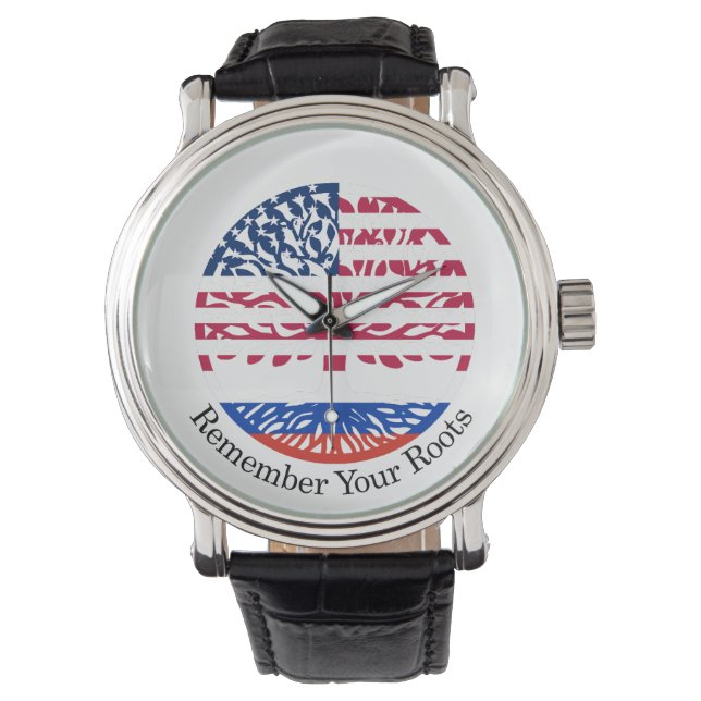 ルーツを覚えている 腕時計 (正面)