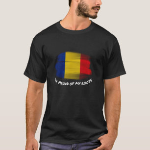 ルーツを誇りに思う - ヴィンテージ ルーマニア フラッグ 愛国 Tシャツ