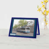 ルーツェルントロリーバス カード (黄色い花)