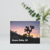 ルーツェルン渓谷の夕日 ポストカード (スタンド正面)