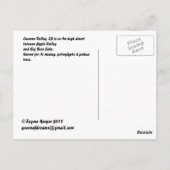 ルーツェルン渓谷の夕日 ポストカード (裏面)