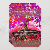 ルーツオブエンチャントオークフォレスト結婚式招待状 招待状 (正面/裏面)