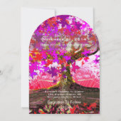 ルーツオブエンチャントオークフォレスト結婚式招待状 招待状 (裏面)