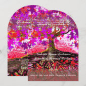 ルーツオブエンチャントオークフォレスト結婚式招待状 招待状 (正面/裏面)