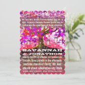 ルーツオブラブロマンティックオークツリー結婚式招待状 招待状 (スタンド正面)