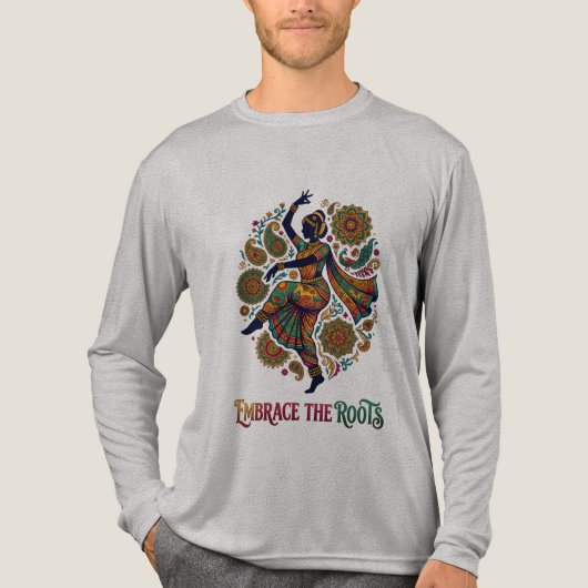 ルーツダンスを抱きしめて トライブレンドTシャツ (正面)