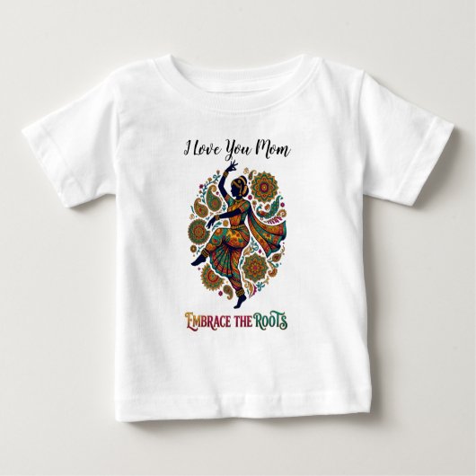 ルーツダンスを抱きしめて ベビーTシャツ (正面)
