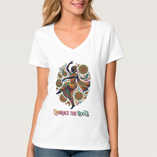 ルーツダンスを抱きしめて Tシャツ (正面)