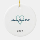 ルーツツリーの検索オーナメント セラミックオーナメント (裏面)