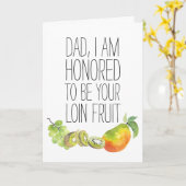 ルーツフおもしろいルーツファーザーの日 カード (黄色い花)