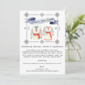 ルーツフォークの衣装伝統的服 招待状 (スタンド正面)