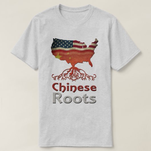 ルーツ中国の Tシャツ (デザイン正面)