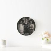 ルーツ走深いラウンドクロック ラウンド壁時計 (ホーム)