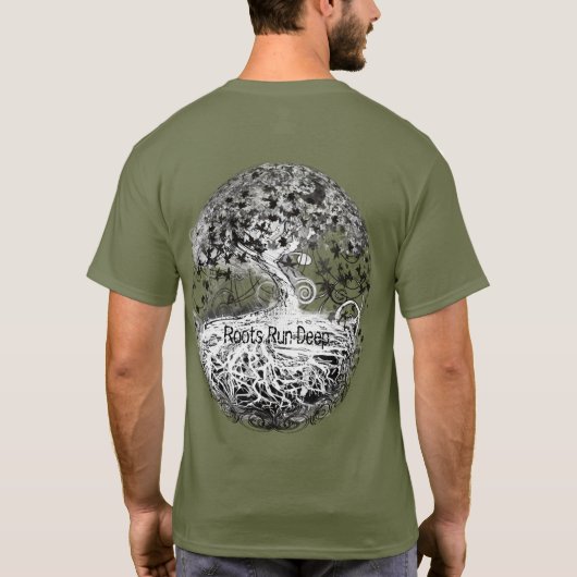ルーツ走深い Tシャツ (裏面)
