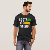 ルーツ&カルチャラスタカラーレゲエ Tシャツ (正面フル)