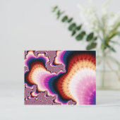 ルーツ – フラクタル葉書 ポストカード (スタンド正面)