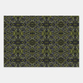 ルーティングプロセス予測できな抽象芸術電子ギーク ラッピングペーパーシート (正面2)