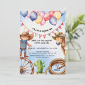 ルーティントゥートーティングッドタイム誕生日招待状 招待状 (スタンド正面)