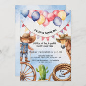 ルーティントゥートーティングッドタイム誕生日招待状 招待状 (正面/裏面)