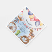 ルーティントゥートーティングッドタイム誕生日 スタンダードランチョンナプキン (角)