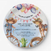 ルーティントゥートーティングッドタイム誕生日 ペーパープレート (正面)