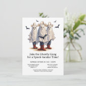 ルーティントータインカウボーイ幽霊ウェスタンハロウィーン 招待状 (スタンド正面)