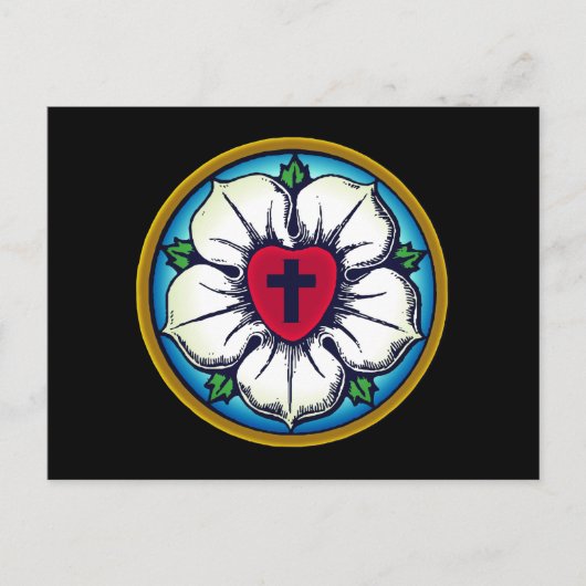 ルーテルバラ ポストカード (正面)