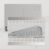 ルーデンシャイトの新しい市庁舎の写真付き葉書 ポストカード (正面/裏面)