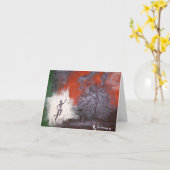 ルートのブランクNotecard カード (黄色い花)