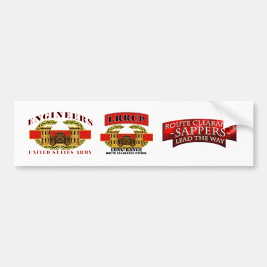 ルートの整理 バンパーステッカー (正面)