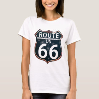 ルートの66名誉母道 Tシャツ