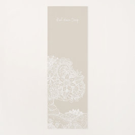 ルートダウン深いツリー生命マンダラデザイン – 砂 ヨガマット