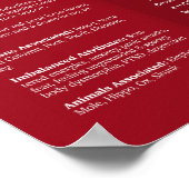 ルートチャクラバランスのポスターチャート ポスター (角)