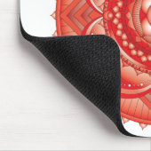 ルートチャクラレッドマンダラマウスパッド マウスパッド (コーナー)