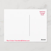 「ルートチャクラ」はがき ポストカード (裏面)