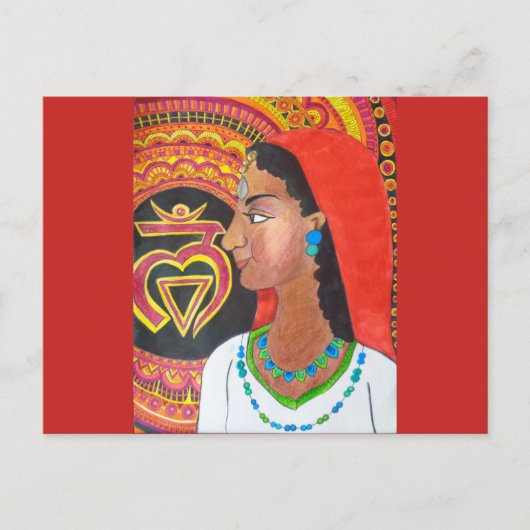 ルートチャクラ(Lam)はがき ポストカード (正面)