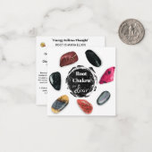 *~*ルートチャクラElixir AP64ストーン ノートカード (正面/裏面インサイチュ)