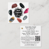 *~*ルートチャクラElixir AP64ストーン ノートカード (正面/裏面)