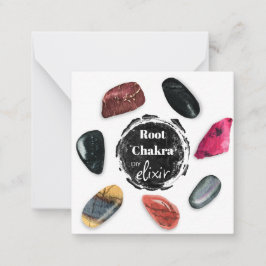 *~*ルートチャクラElixir AP64ストーン ノートカード